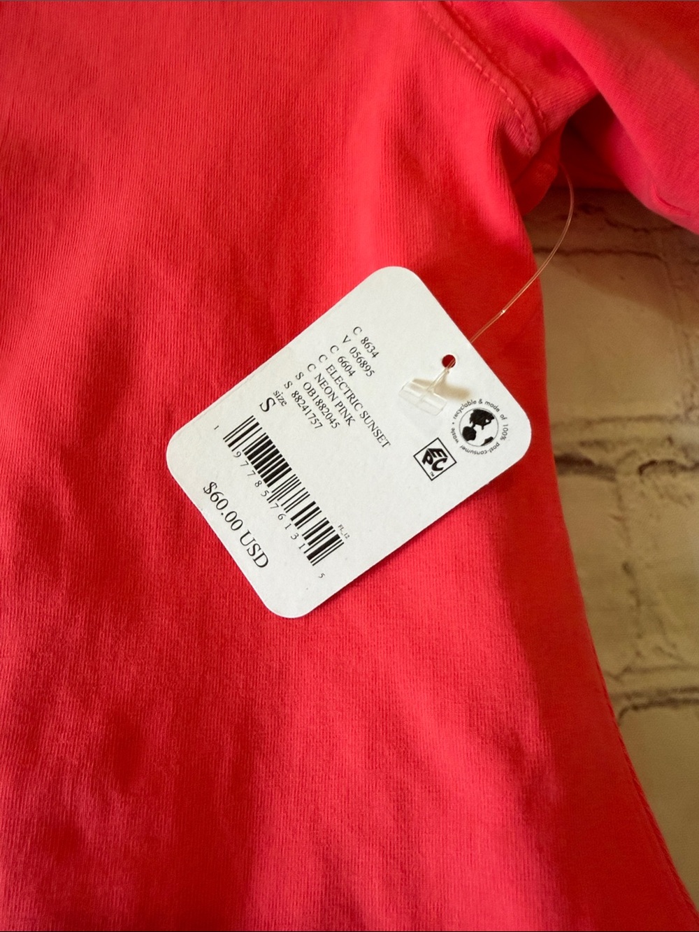 Free People Movement NWT Hot Shot T-Shirt Romper in Electric Sunset Pink Small - Picture 5 of 7